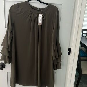 Eva mendes Mindi dress , color hunter green, size small